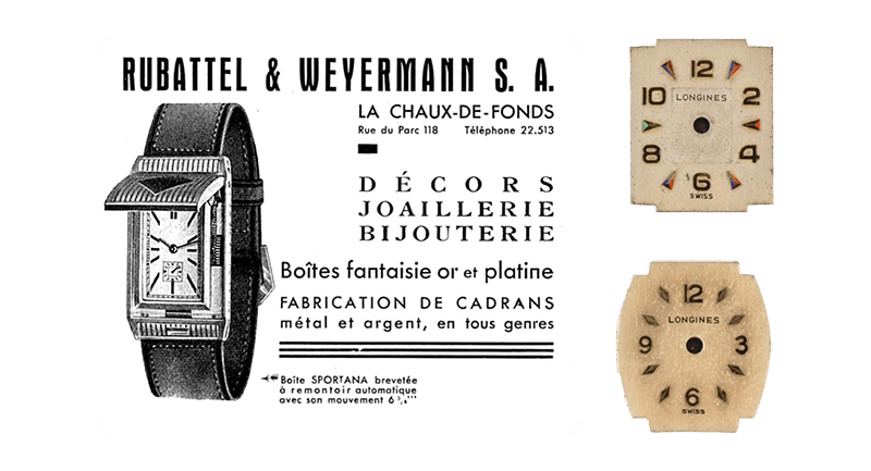 Rubattel & Weyermann - cadrans soignés