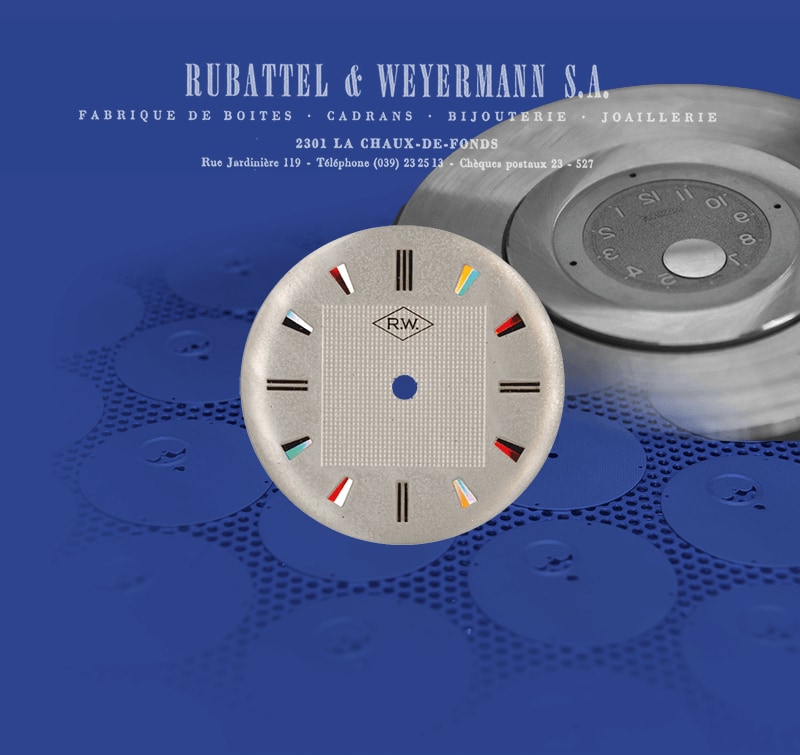 Rubattel & Weyermann - cadrans soignés